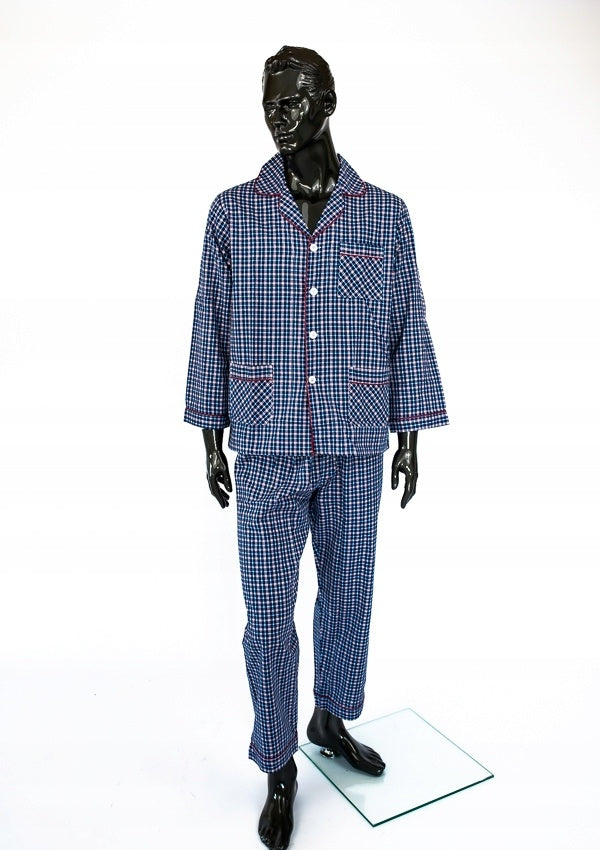 Piżama Męska Vienetta, Blue Man, Niebieska, r. M-3XL