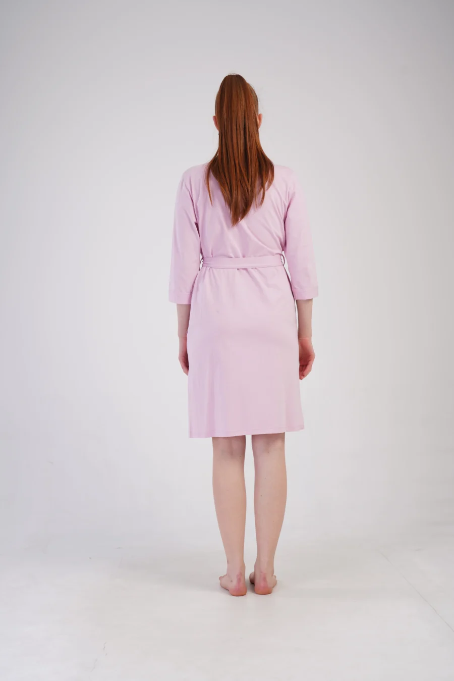 Szlafrok damski Vienetta Pink Elegance, Różowy, r. S-XXL - obrazek 5