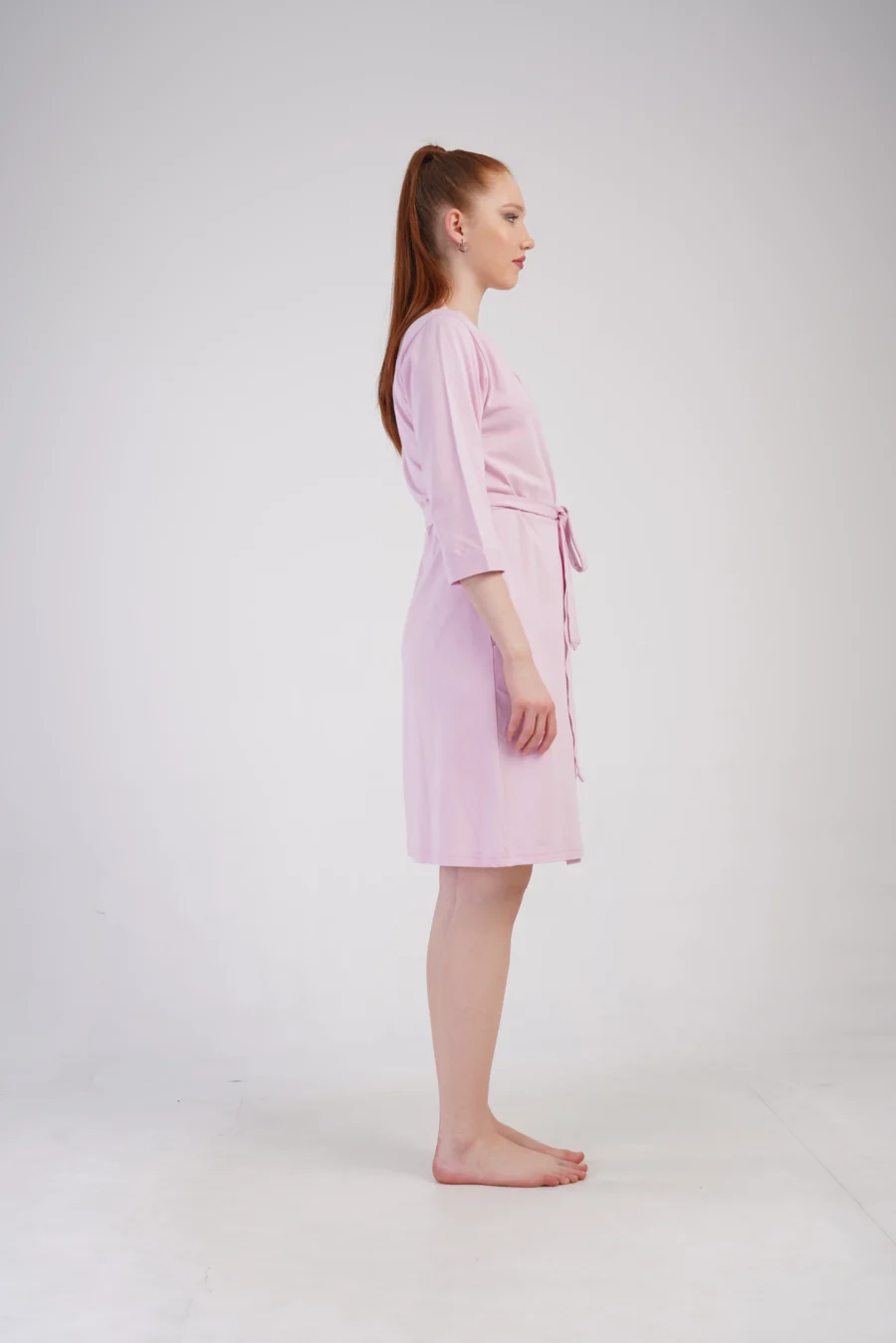Szlafrok damski Vienetta Pink Elegance, Różowy, r. S-XXL - obrazek 6