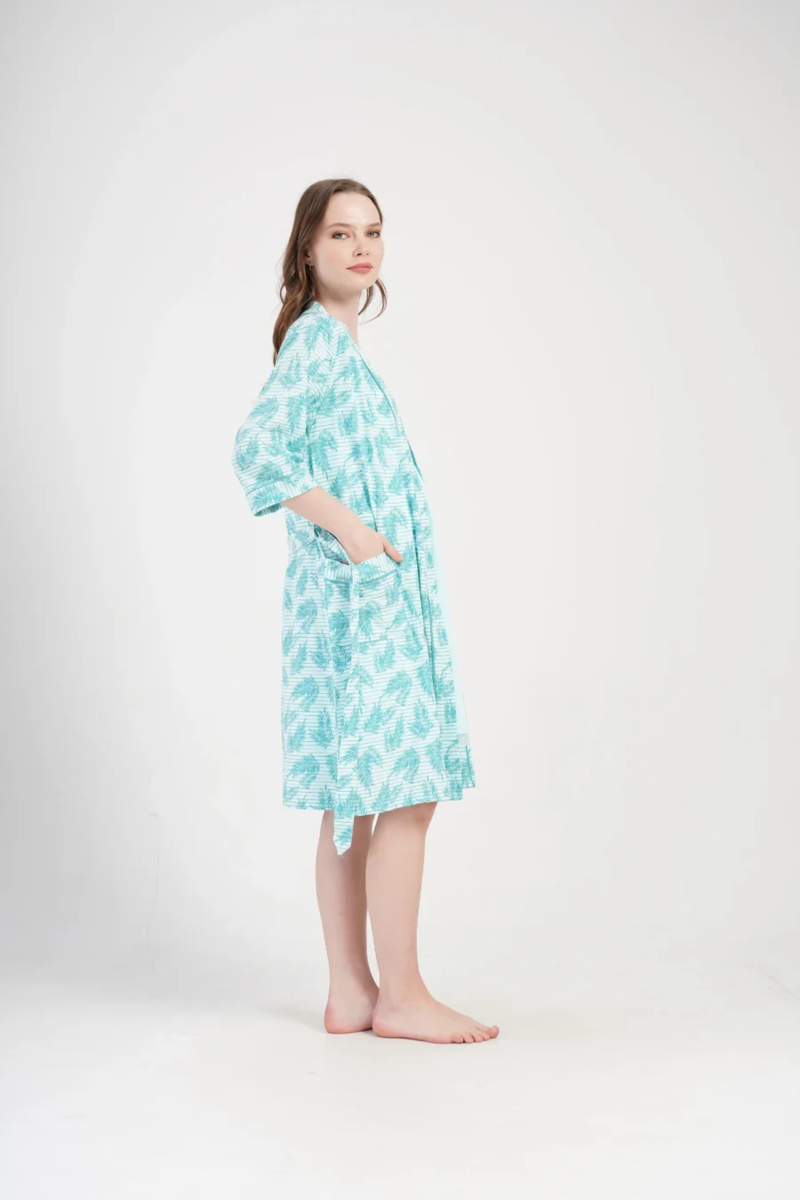 Komplet Damski Vienetta Mint comfort, Miętowy, r. M-XXL - obrazek 2