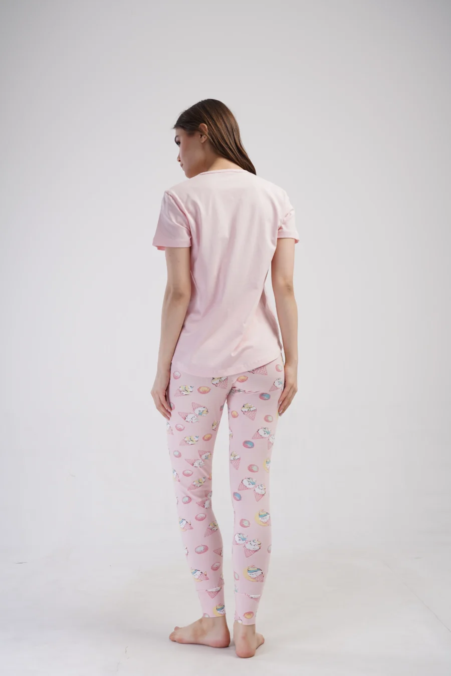 Piżama Damska Vienetta Sweet Things, Różowy, r. S-XL - obrazek 3