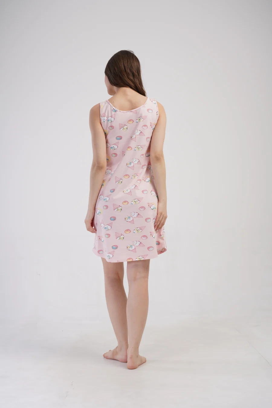 Koszula Nocna Vienetta Pink Dreams, Różowy, r. S-XL - obrazek 3