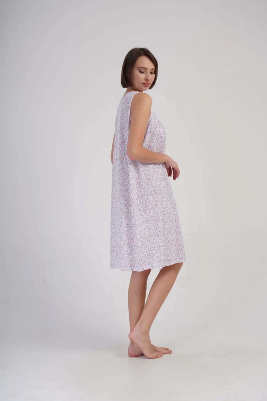 Koszula Nocna Damska Floral Ease, Różowy, r. 1XL - 4XL - obrazek 6