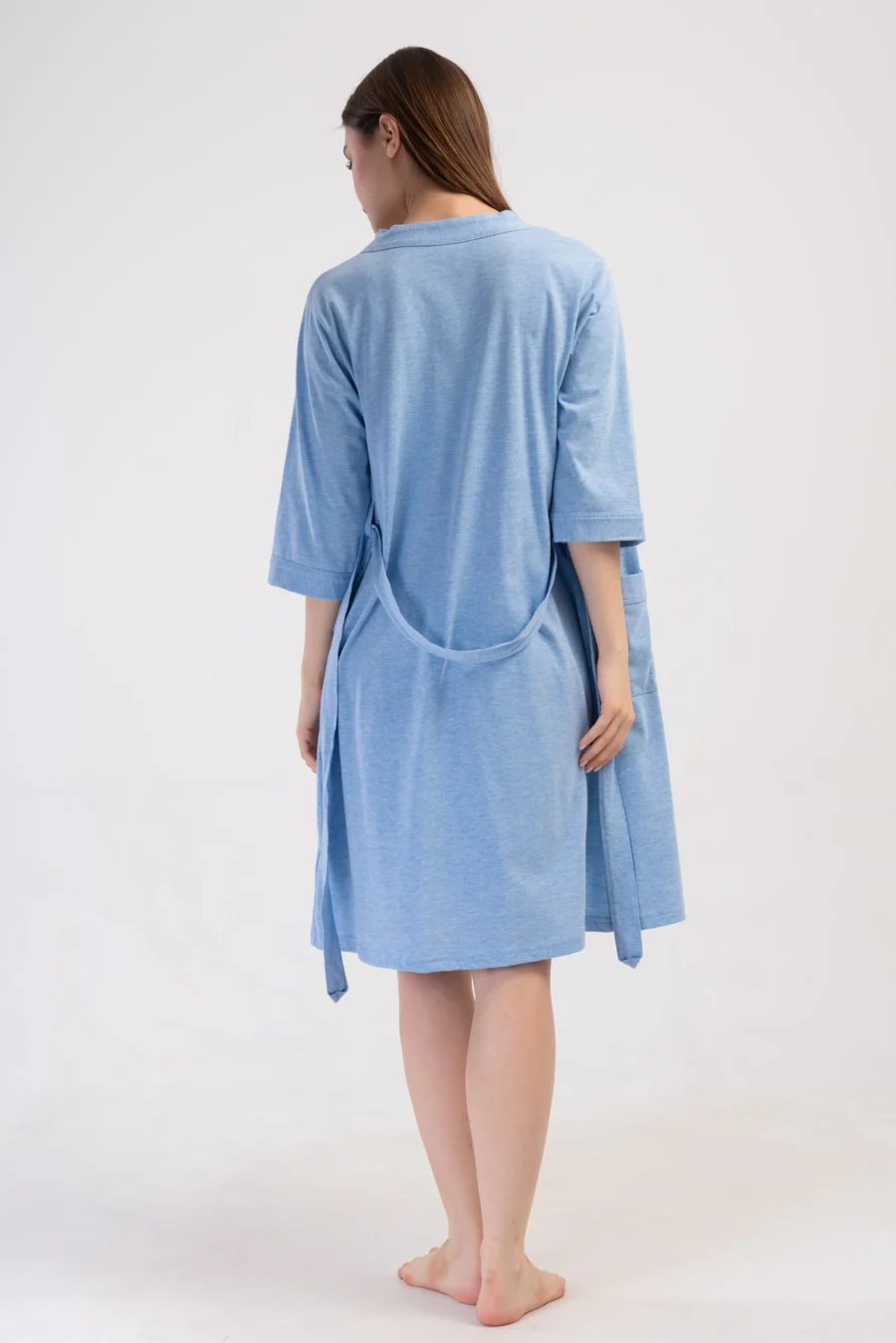 Komplet Damski Vienetta Blue Elegance, Niebieski, r. S-XXL - obrazek 2