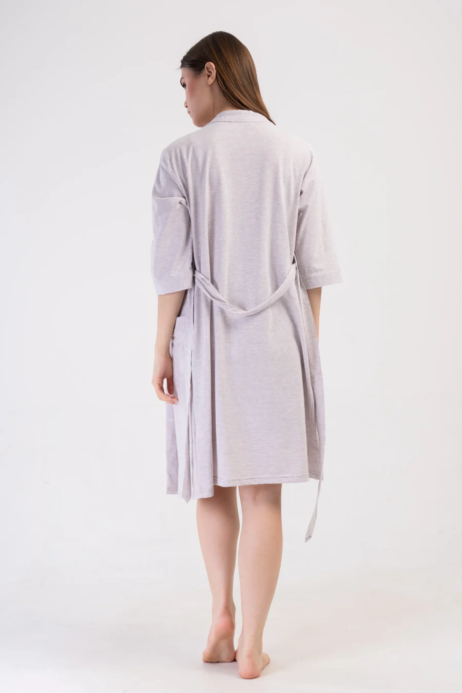 Komplet Damski Vienetta Beige Elegance, Beżowy, r. S-XXL - obrazek 4