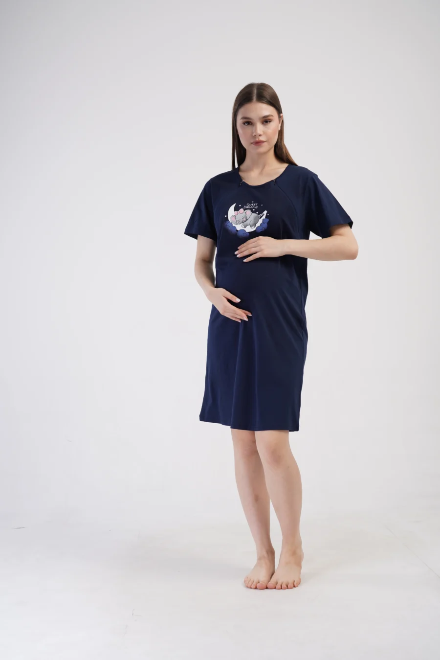 Koszula do Karmienia Vienetta Sweet Dreams, Granatowy, r. M-XXL - obrazek 6