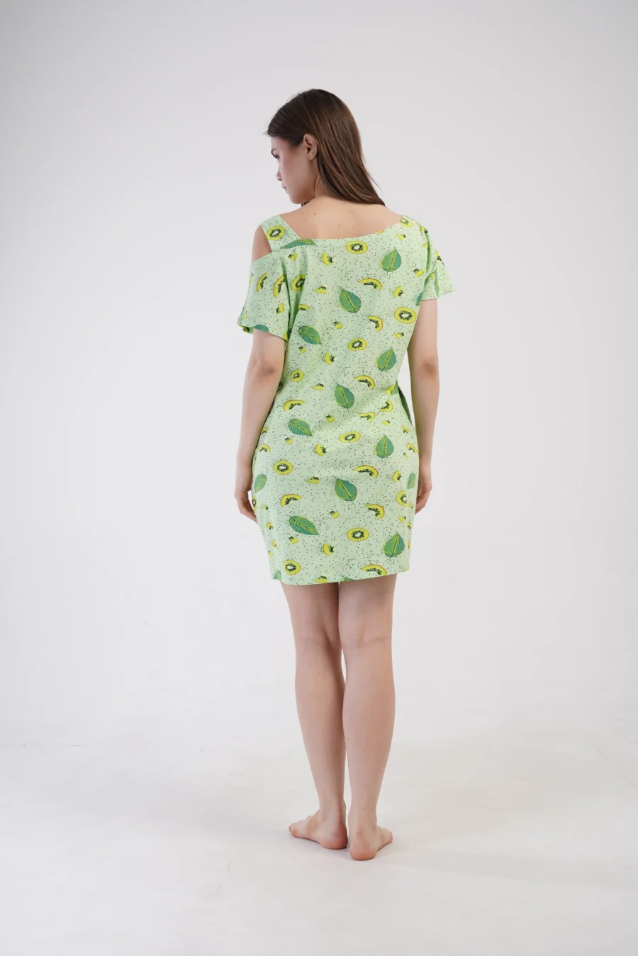 Koszula Nocna Vienetta Kiwi Breeze, Zielony, r. S-XL - obrazek 4