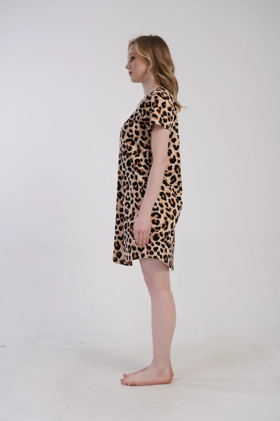 Koszula Nocna Vienetta Panther Nighty, Beżowy, r. M-XXL - obrazek 5
