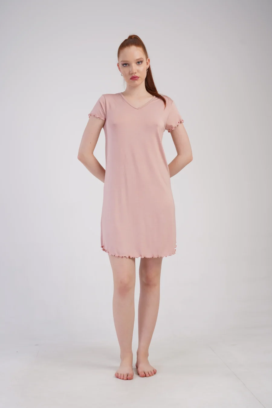 Koszula Nocna Vienetta Pink Vibes, Różowy, r. S-XL