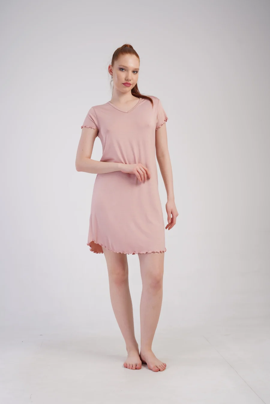 Koszula Nocna Vienetta Pink Vibes, Różowy, r. S-XL - obrazek 2