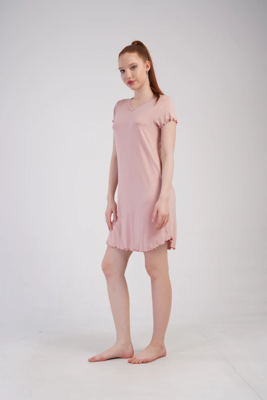 Koszula Nocna Vienetta Pink Vibes, Różowy, r. S-XL - obrazek 3