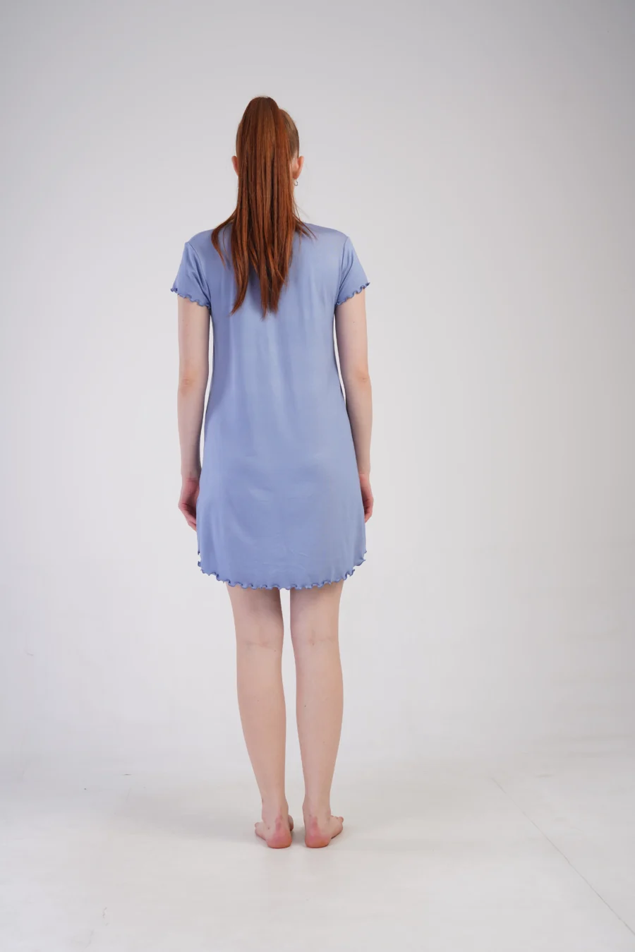 Koszula Nocna Vienetta Blue Vibes, Niebieski, r. S-XL - obrazek 5