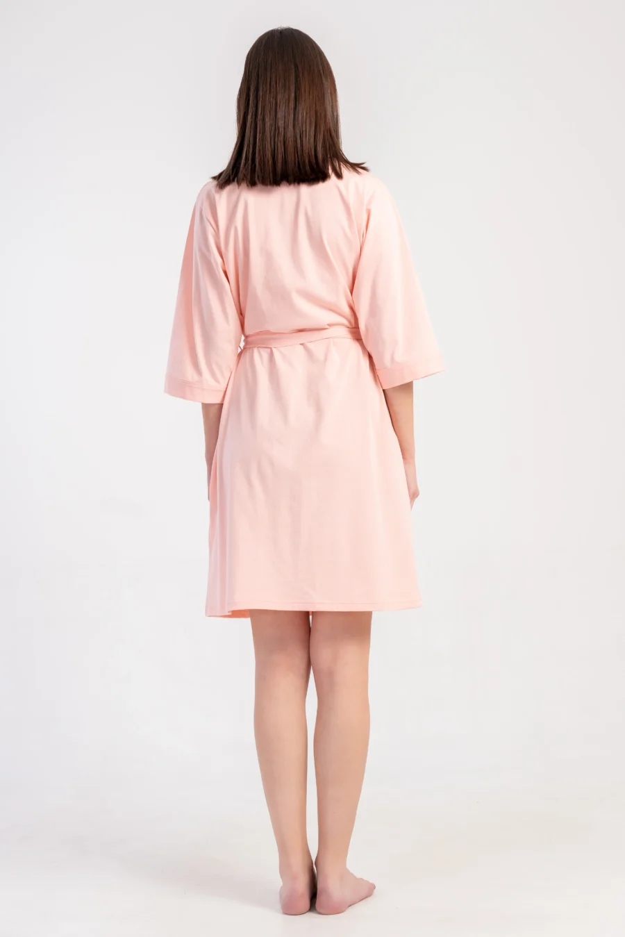 Szlafrok damski Vienetta Pink Wrap, Różowy, r. S-XXL - obrazek 5