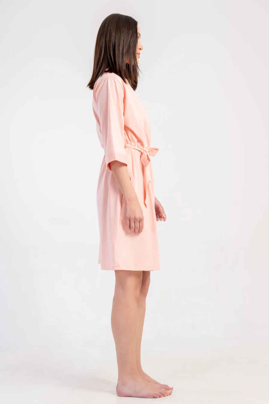 Szlafrok damski Vienetta Pink Wrap, Różowy, r. S-XXL - obrazek 6