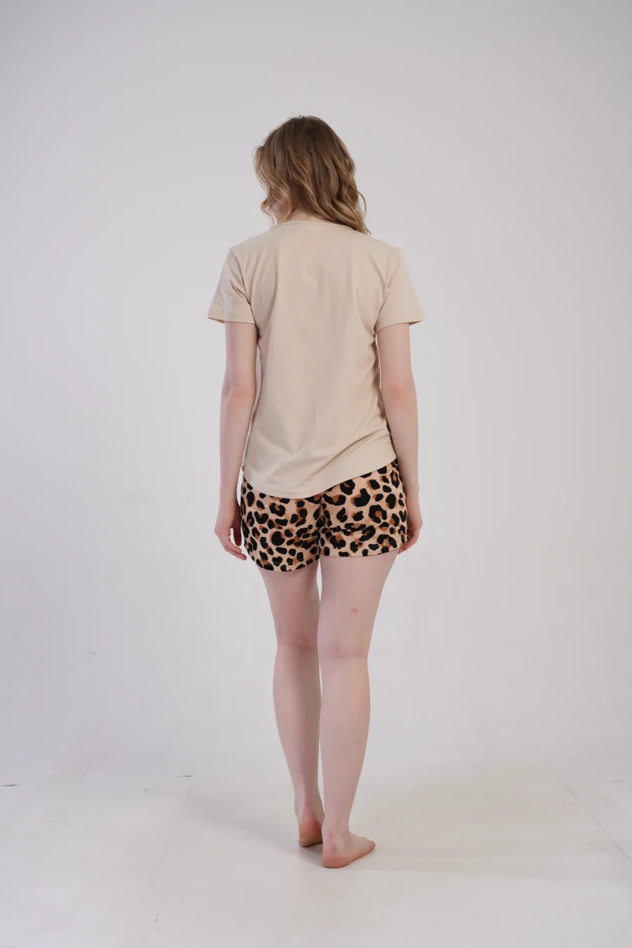 Piżama Damska Vienetta Wild Nights, Beżowy, S -XL - obrazek 5