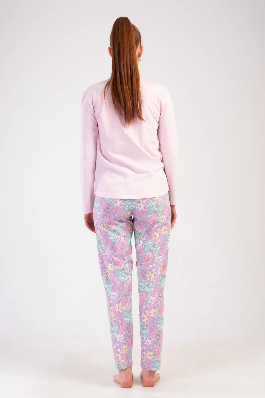 Piżama Damska Vienetta Floral Dream, Różowy, r. S-XL - obrazek 3