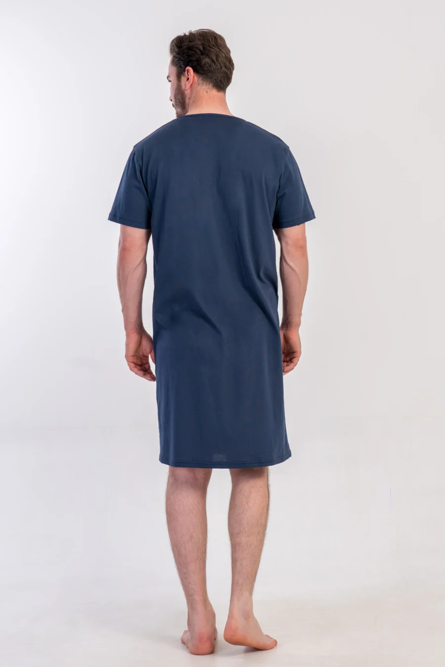 Koszula męska Vienetta Lazy Comfort, Granatowy, r. L-XXXL - obrazek 6
