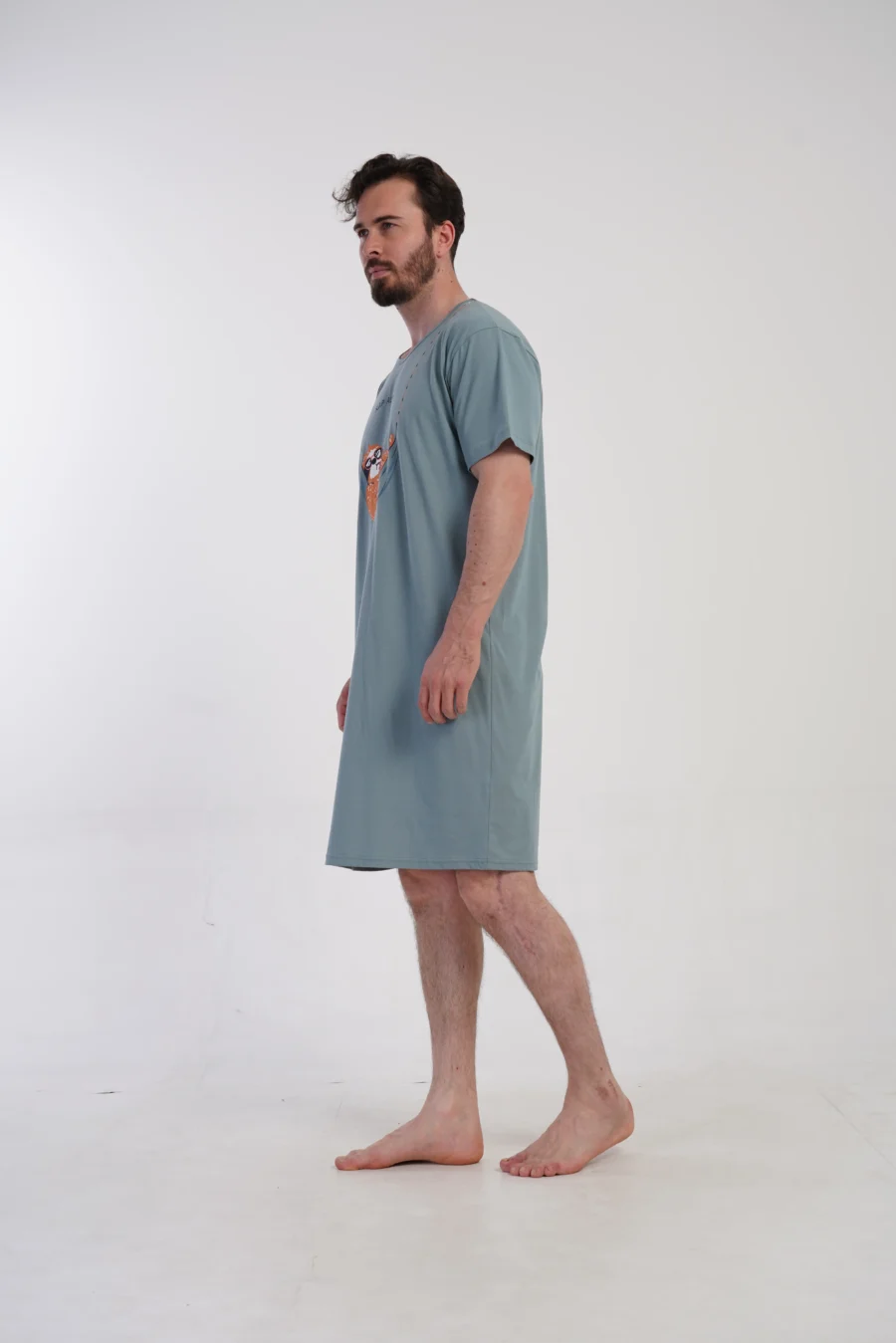 Koszula męska Vienetta Lazy Comfort, Zielony, r. L-XXXL - obrazek 5