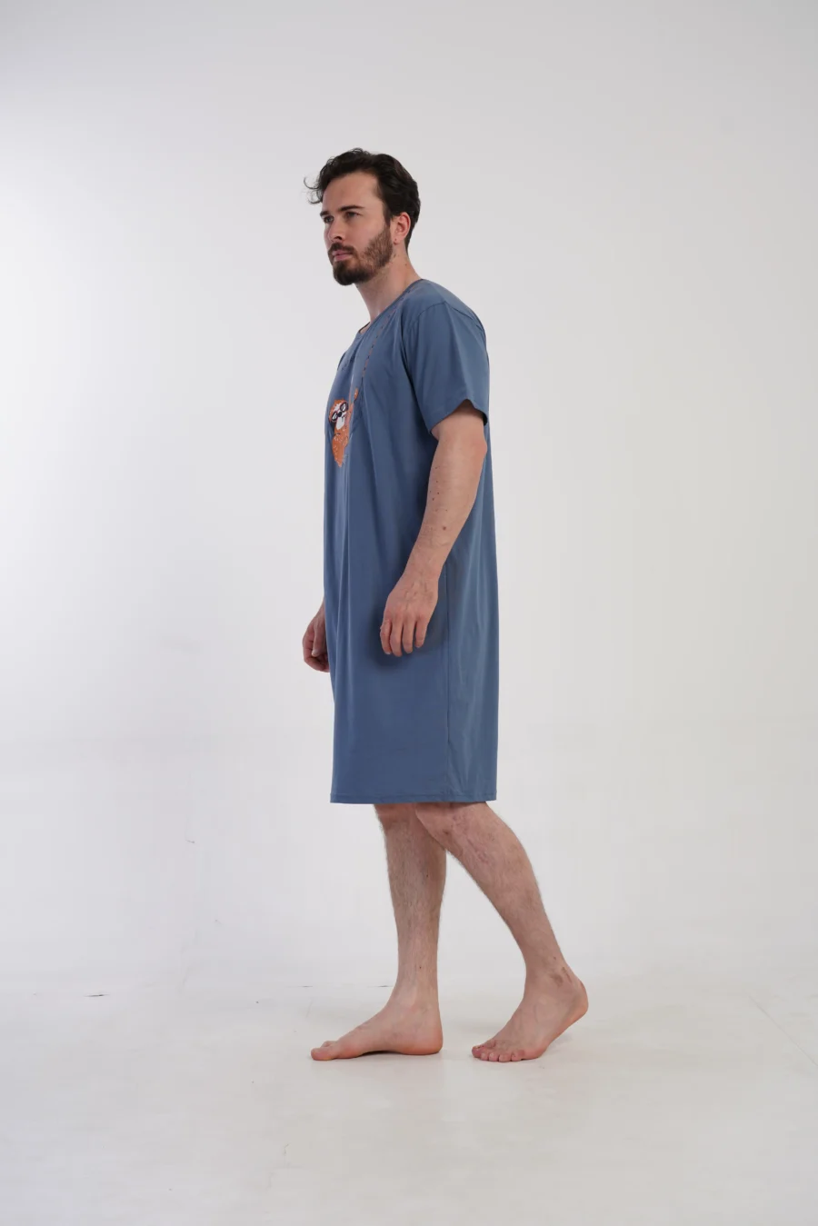 Koszula męska Vienetta Lazy Comfort, Niebieski, r. L-XXXL - obrazek 5