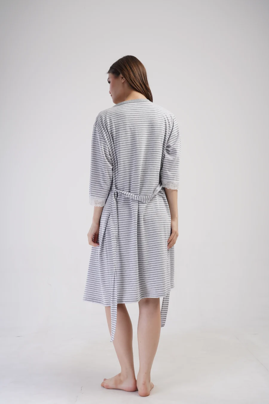 Komplet Damski Vienetta Mom Comfort, Szary, r. S-XXL - obrazek 2