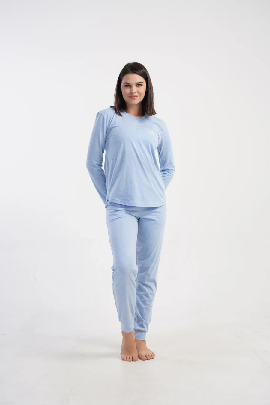 Piżama Damska Vienetta More Hugs, Niebieski, r. S-XL - obrazek 6