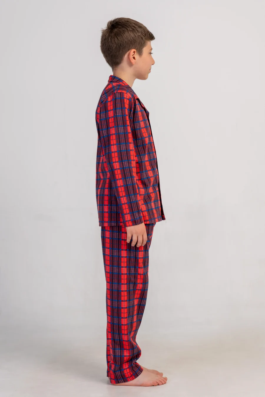Piżama chłopięca Vienetta Plaid Dream, Czerwony, r. 128-164 - obrazek 4
