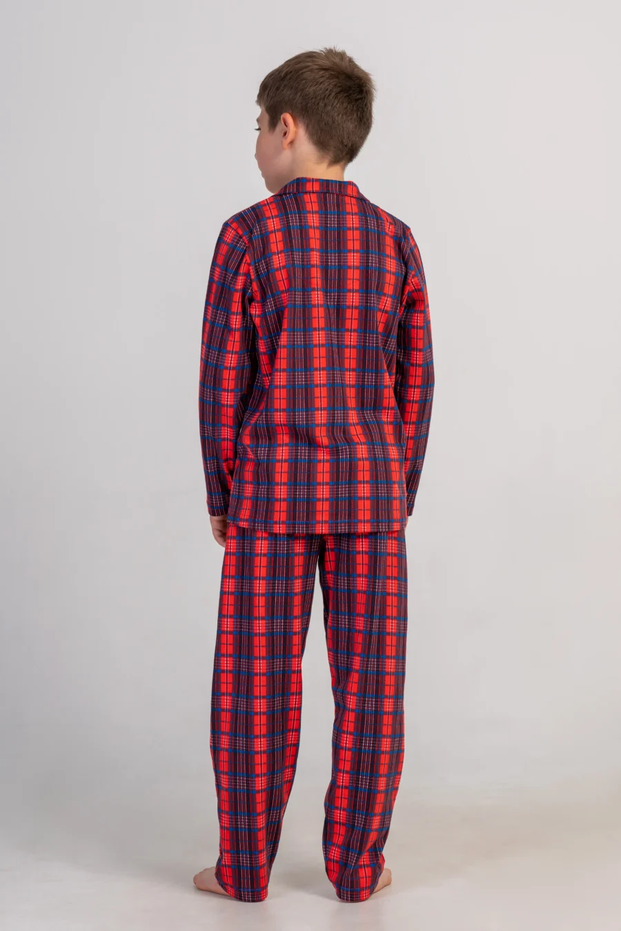 Piżama chłopięca Vienetta Plaid Dream, Czerwony, r. 128-164 - obrazek 5
