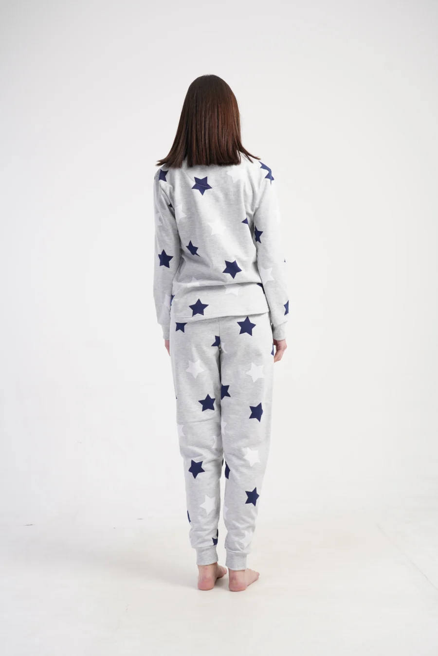 Piżama Damska Vienetta Star Cosiness, Szary, r. S-XL - obrazek 6