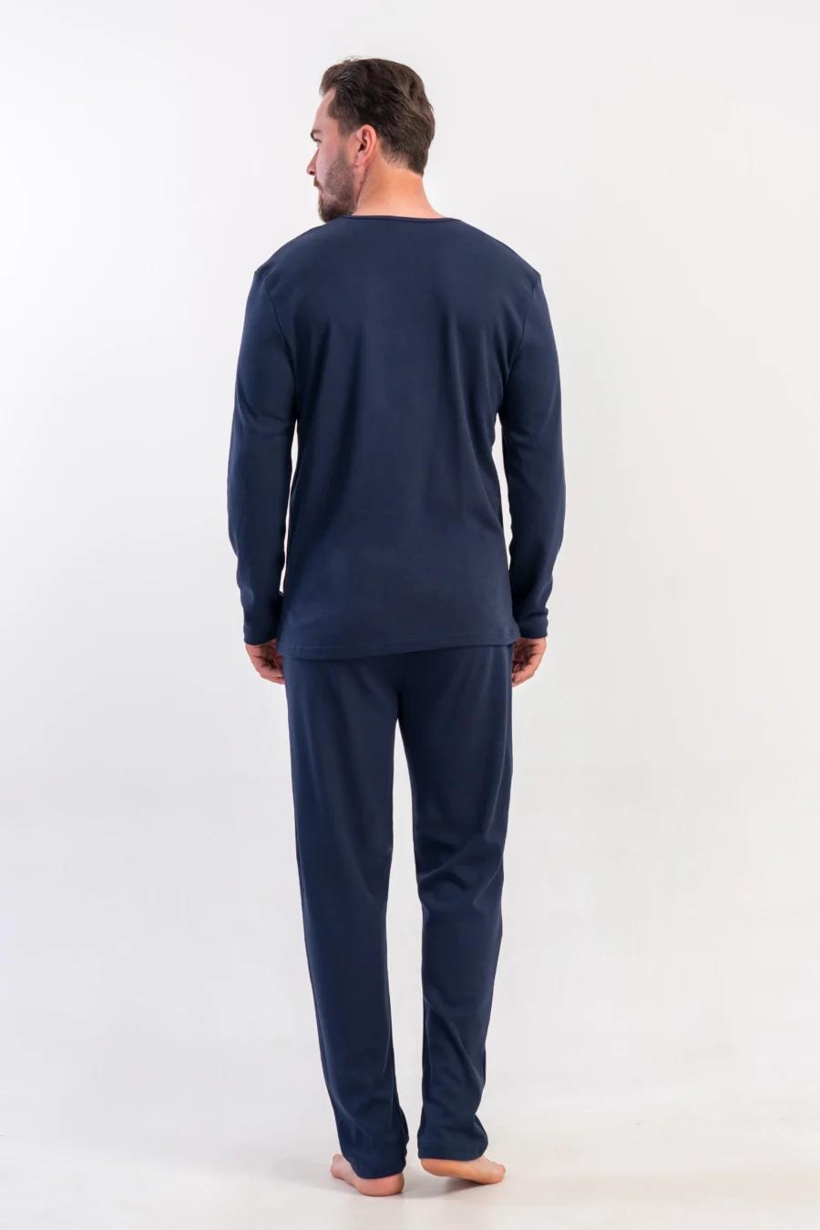 Piżama Męska Vienetta Navy Relax, Granatowy, r. M-XL - obrazek 6