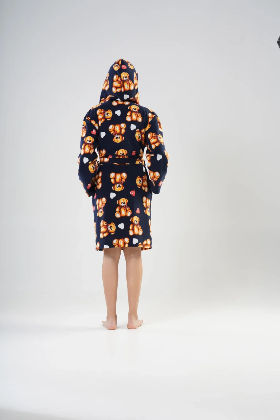 Szlafrok Dziecięcy Vienetta, Teddy Robe, Granatowy, r. 134 - 164 - obrazek 6