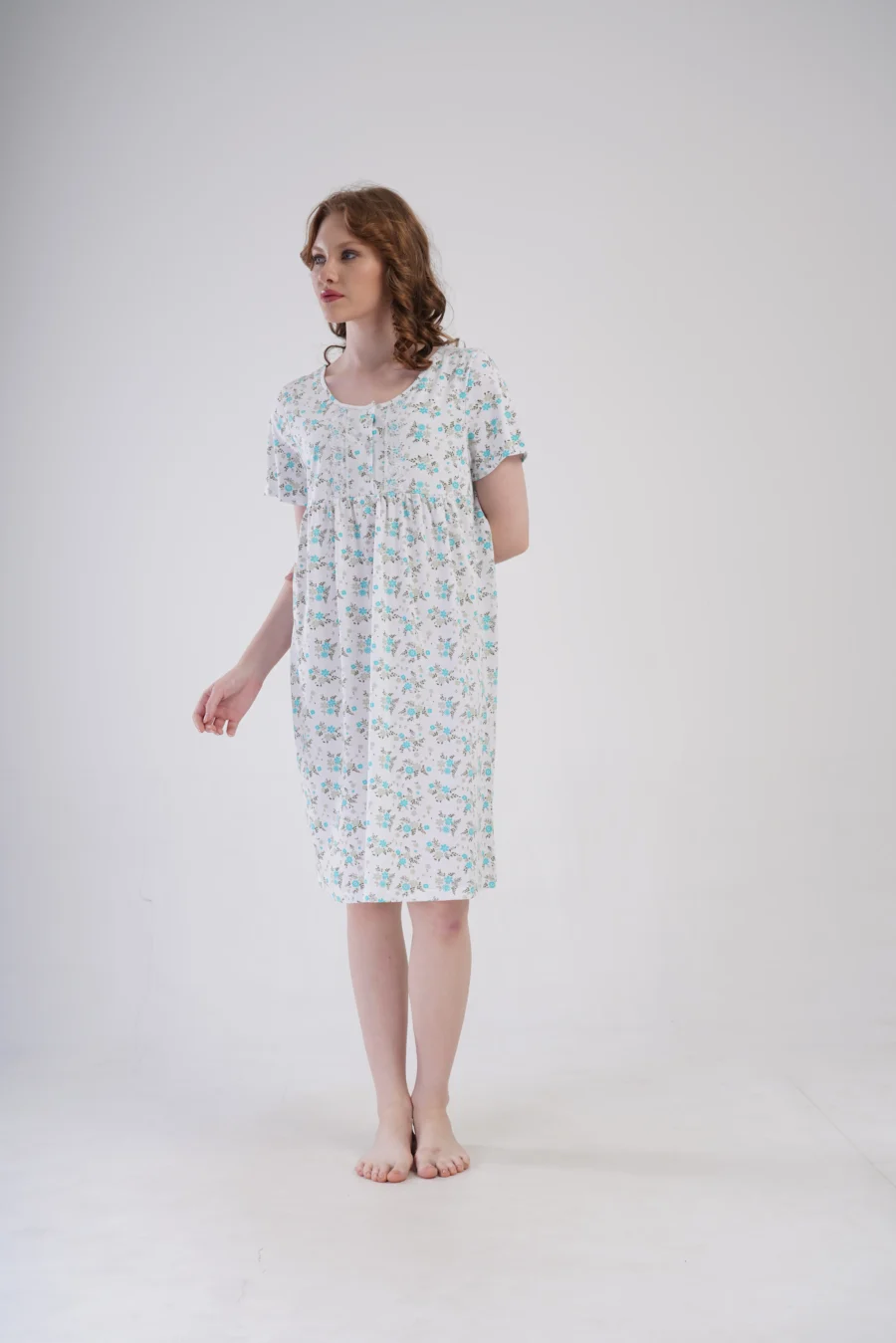 Koszula Nocna Vienetta Flolar Garden, Biały, r. 1XL - 4XL - obrazek 6