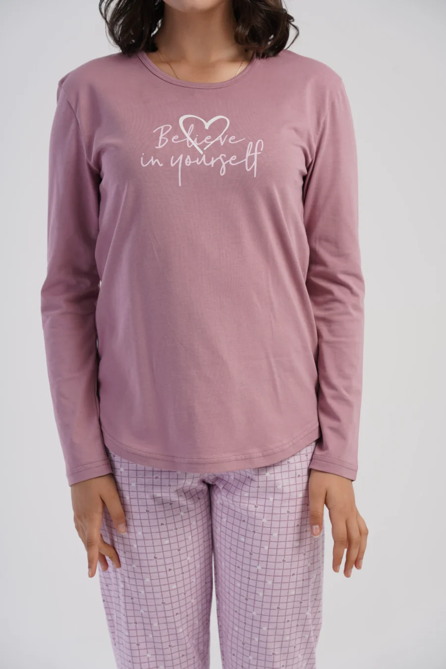 Piżama Damska Vienetta Pinky Dream, Różowy, r. S-XL - obrazek 6