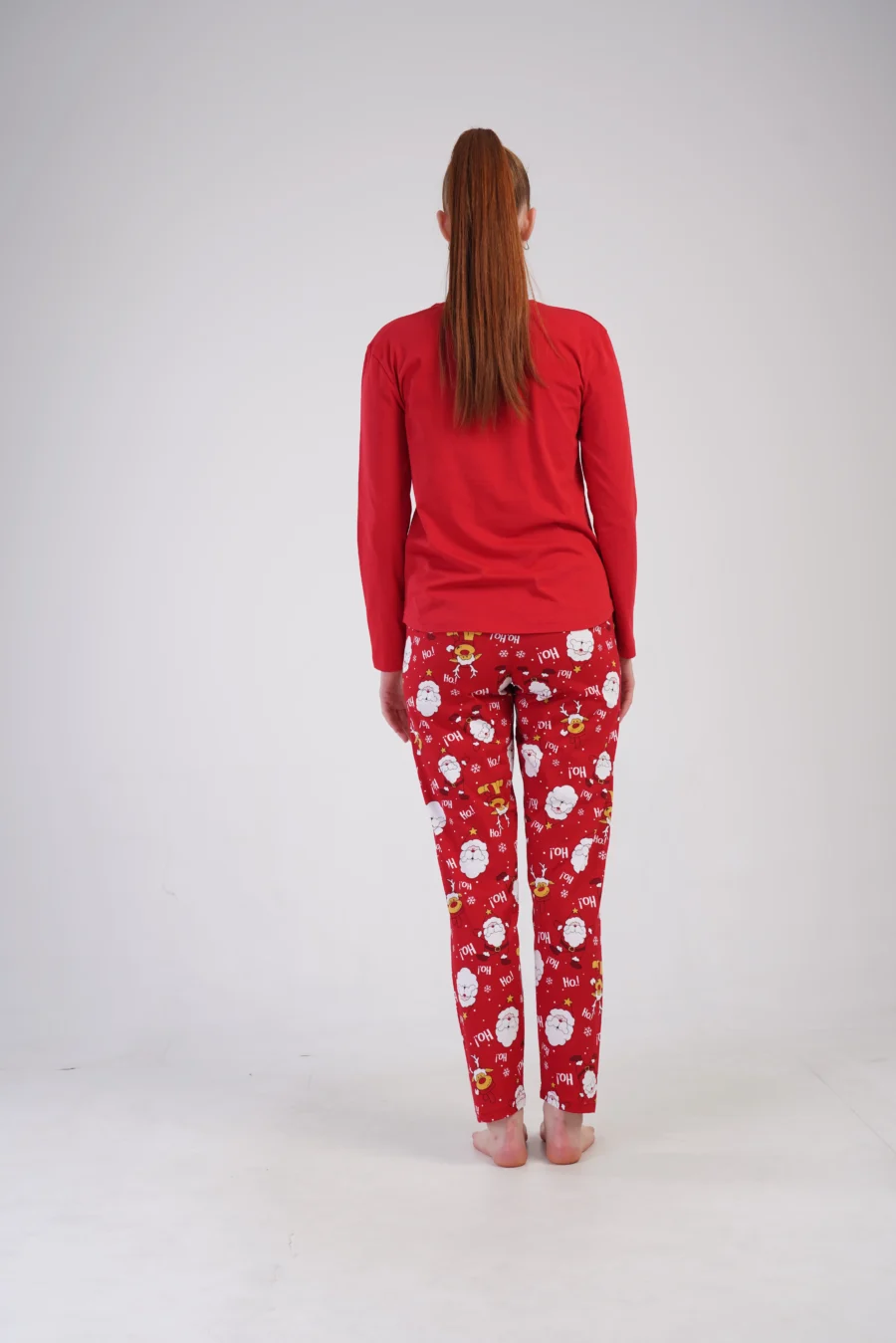 Piżama Damska Vienetta Santa Vibes, Czerwony, r. S-XL - obrazek 6