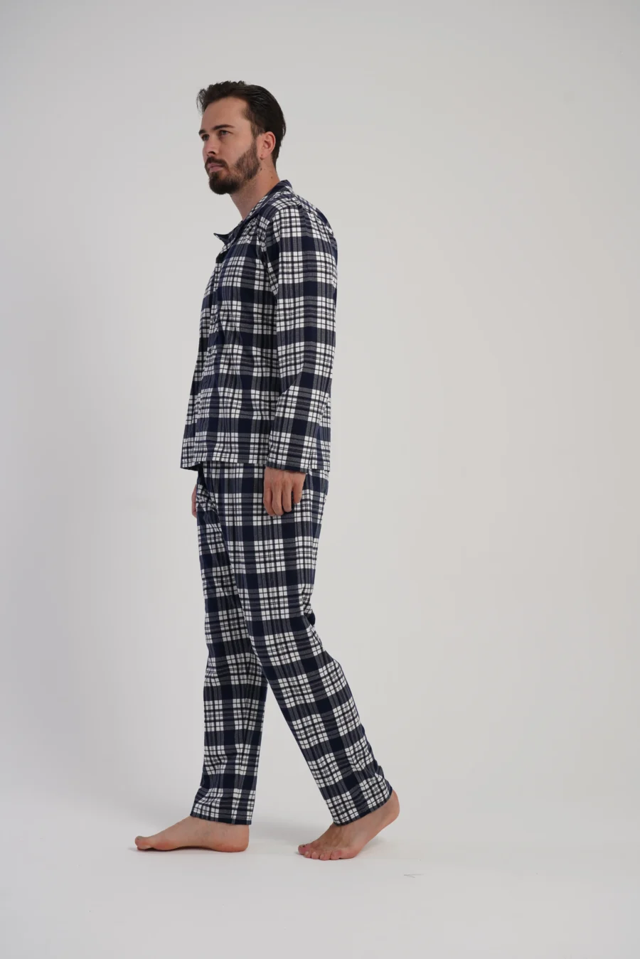 Piżama Męska Vienetta Classic Vibes, Granatowy, r. M-XXL - obrazek 4