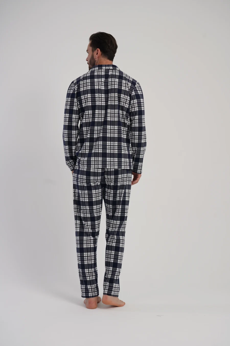 Piżama Męska Vienetta Classic Vibes, Granatowy, r. M-XXL - obrazek 5
