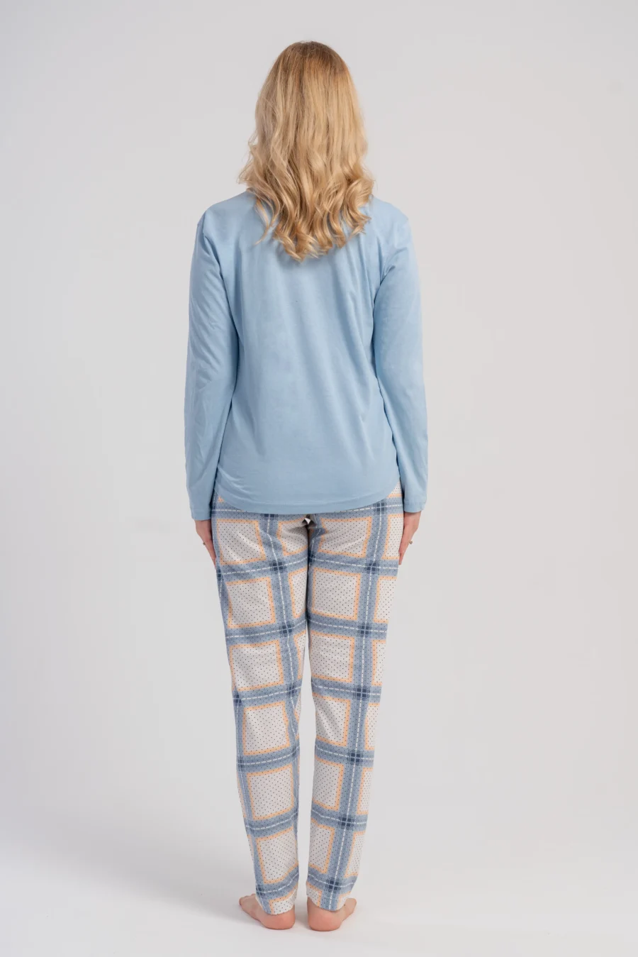 Piżama Damska Vienetta Sweet Dreams, Niebieski, r. S-XL - obrazek 4