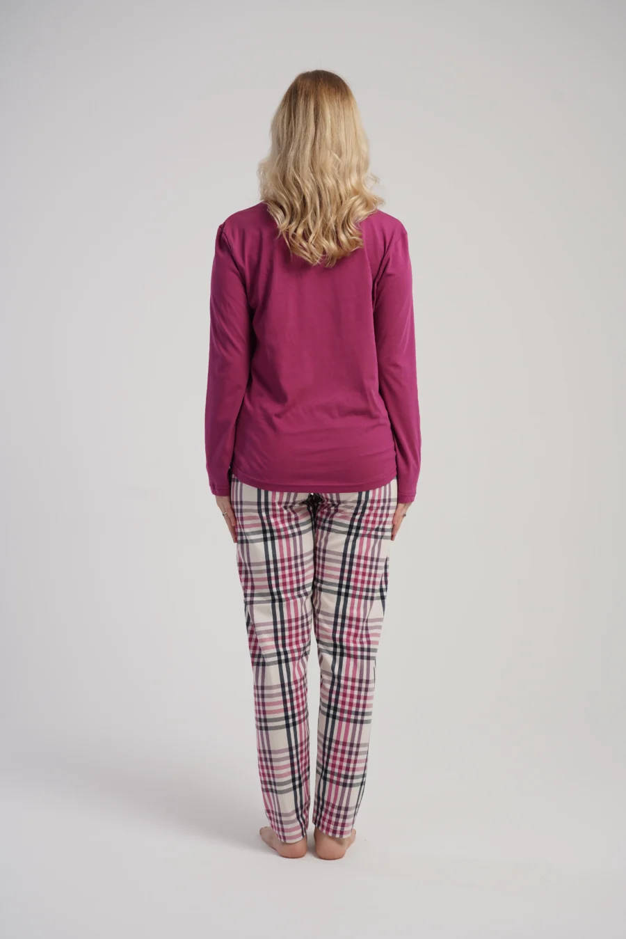 Piżama Damska Vienetta Starry Comfort, Różowy, r. S-XL - obrazek 3