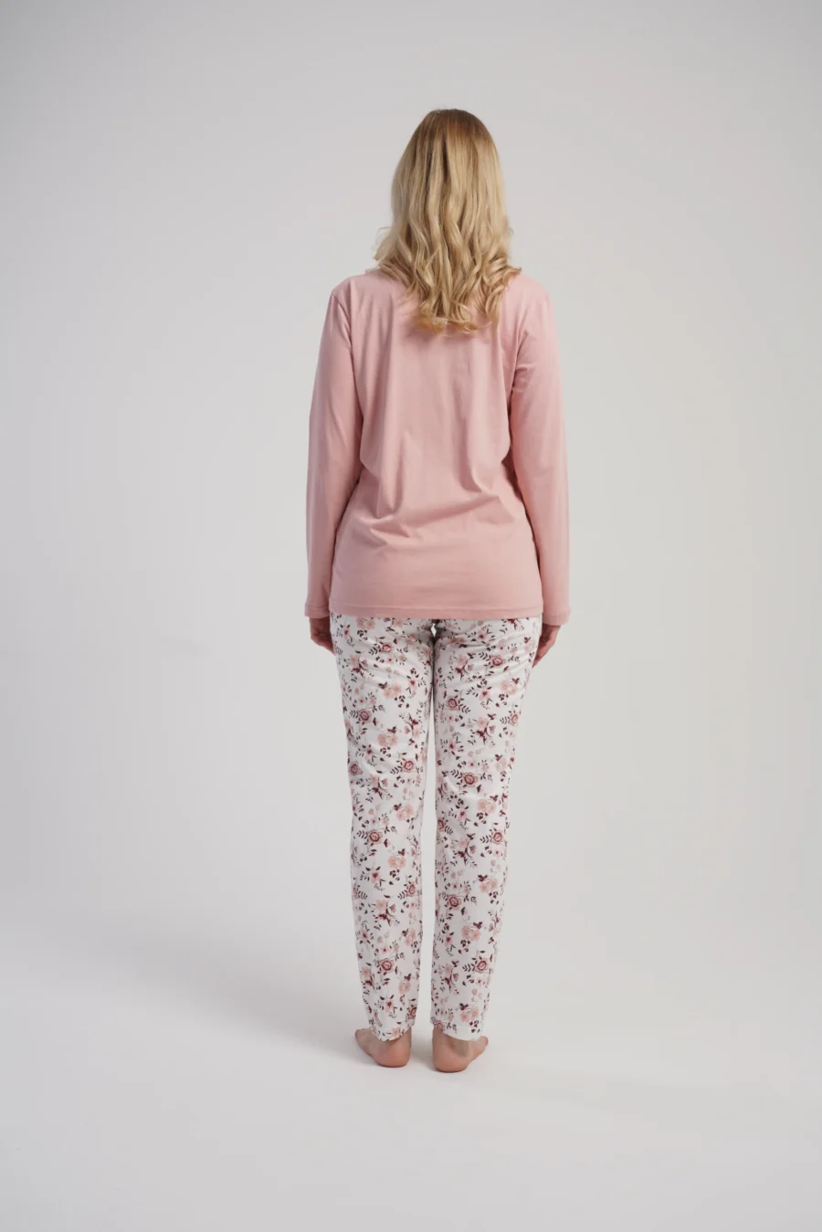 Piżama Damska Vienetta Floral Touch, Różowy, r. M-XXL - obrazek 5