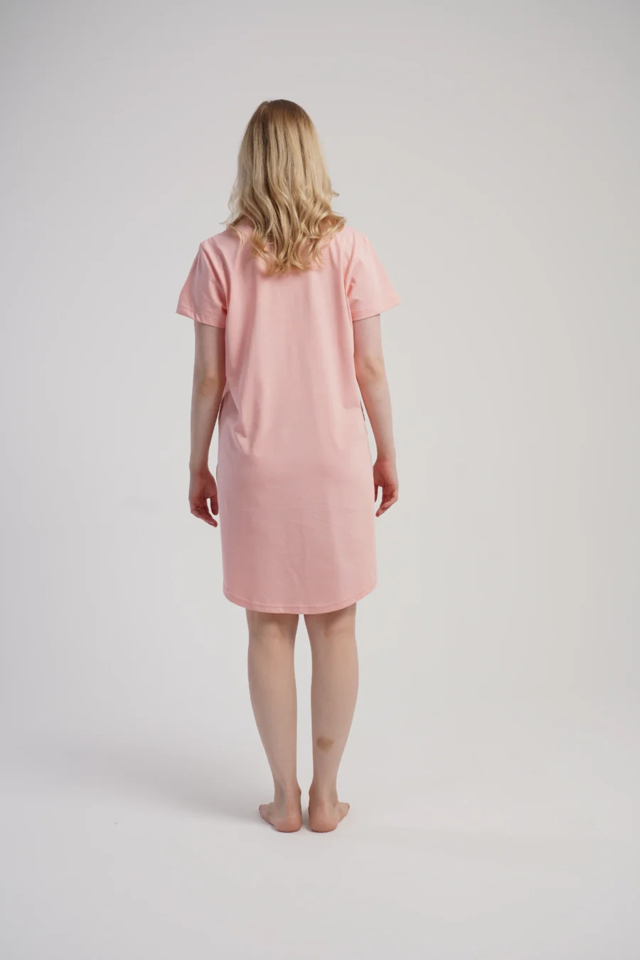 Koszula Nocna Vienetta Floral Comfort, Brzoskwiniowy, r. 1XL - 4XL - obrazek 5