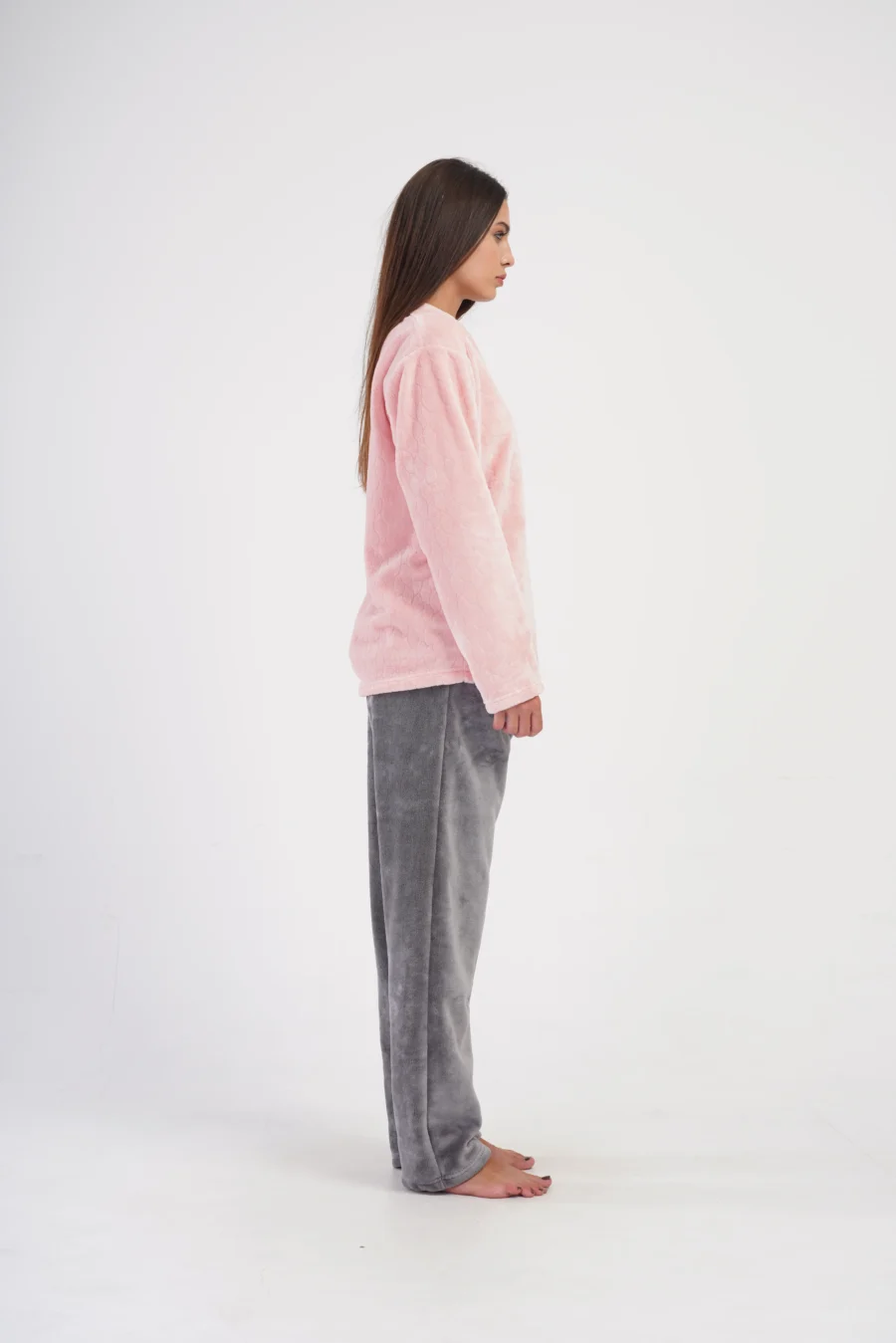 Piżama Damska Softowa Vienetta Cozy Glow, Różowy, r. S-XL - obrazek 6