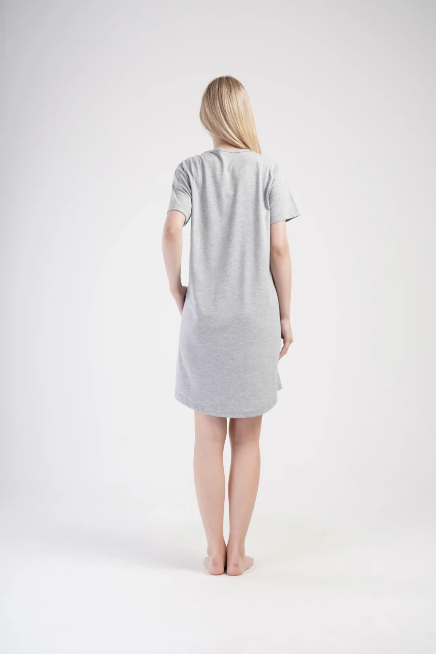 Koszula Nocna Vienetta Classic Comfort, Szary, r. 1XL - 4XL - obrazek 5