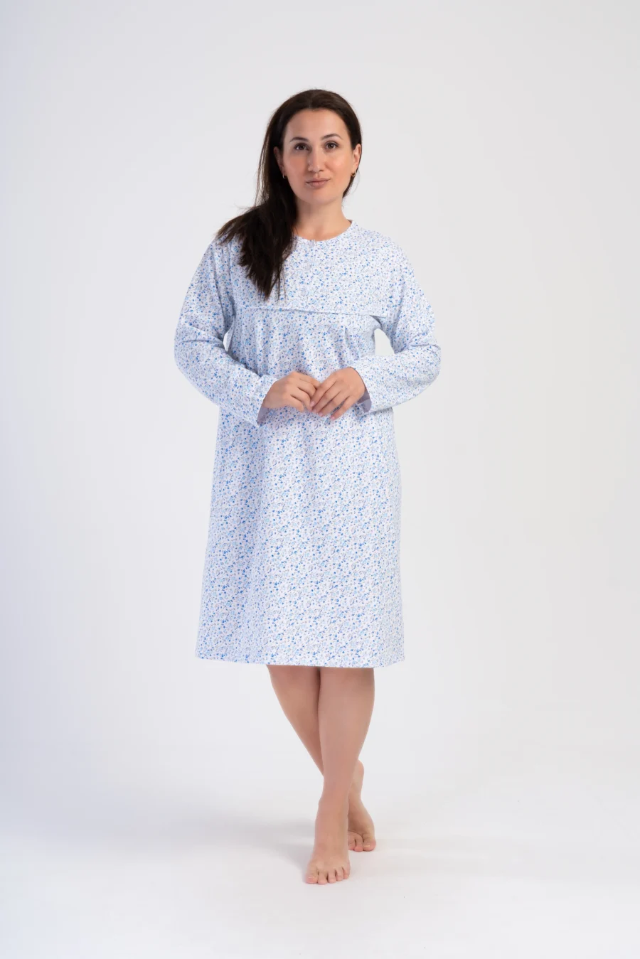 Koszula Nocna Vienetta Garden Dream, Biały, r. 1XL-4XL - obrazek 3